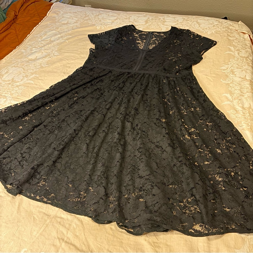 Torrid Black Lace Dress